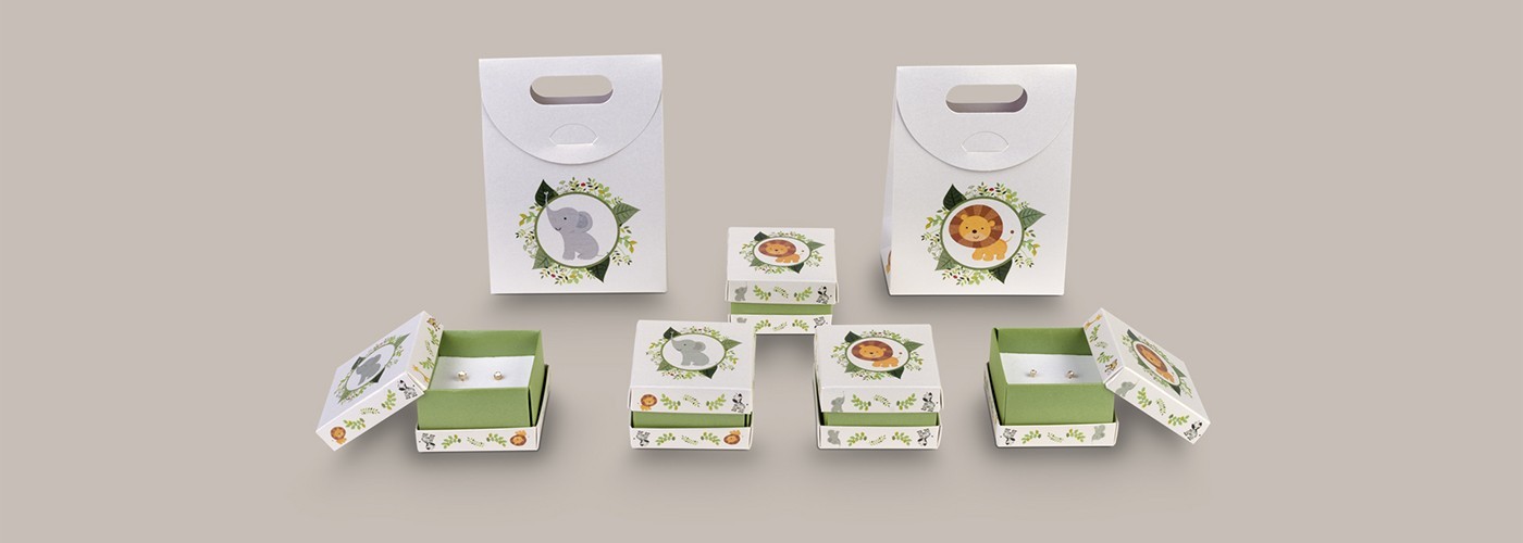 Packaging sets for children’s jewellery