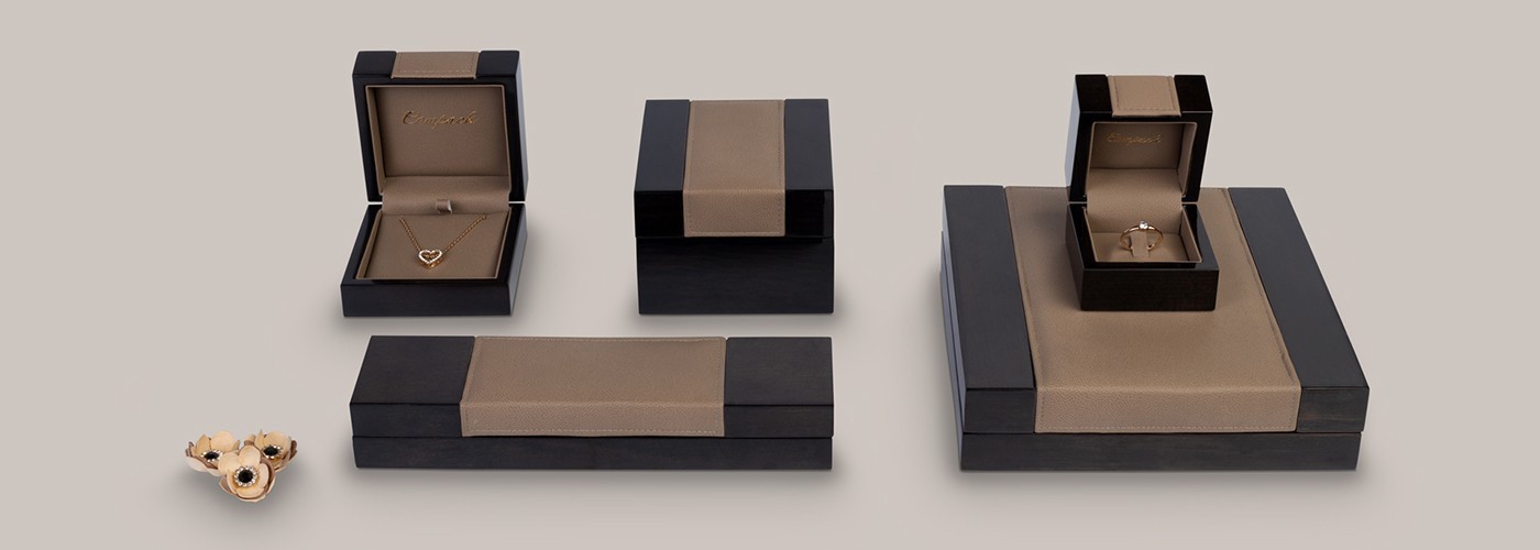 Jewellery boxes. Luxury wooden boxes